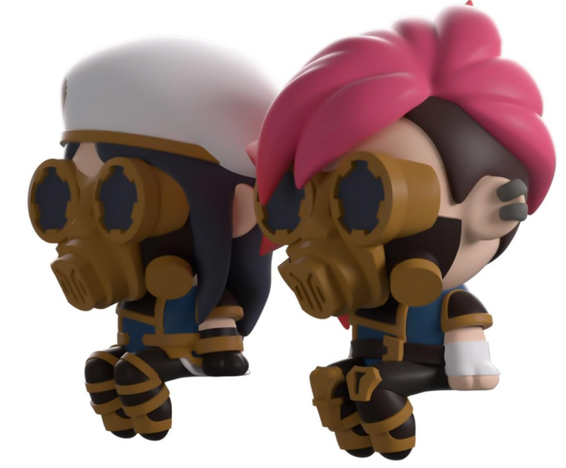 YouTooz Arcane Taskforce Caitlyn & Vi Monitor Buddiez, side angle