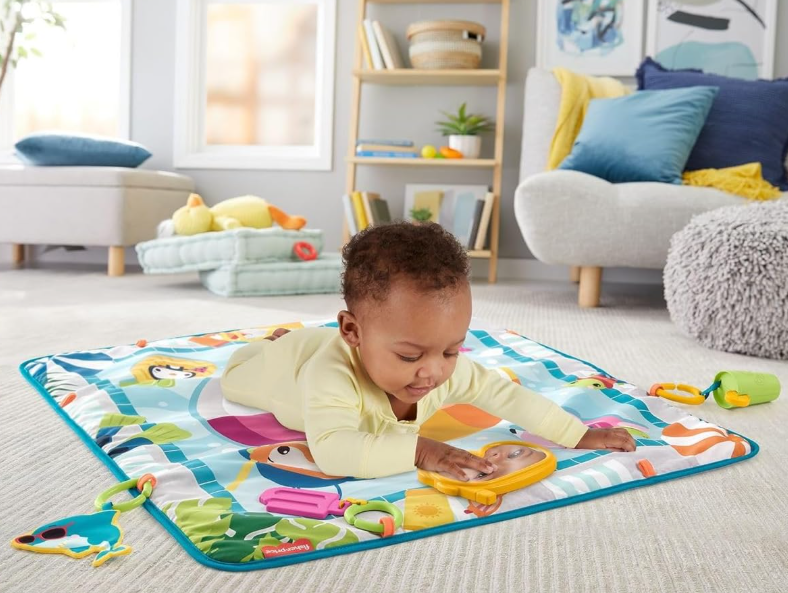 Fisher-Price Dive Right In Activity Mat, side angle