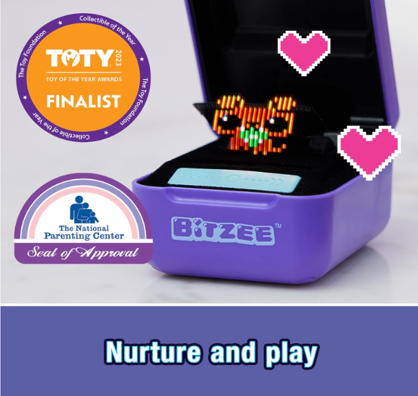Bitzee Interactive Digital Pets, side angle