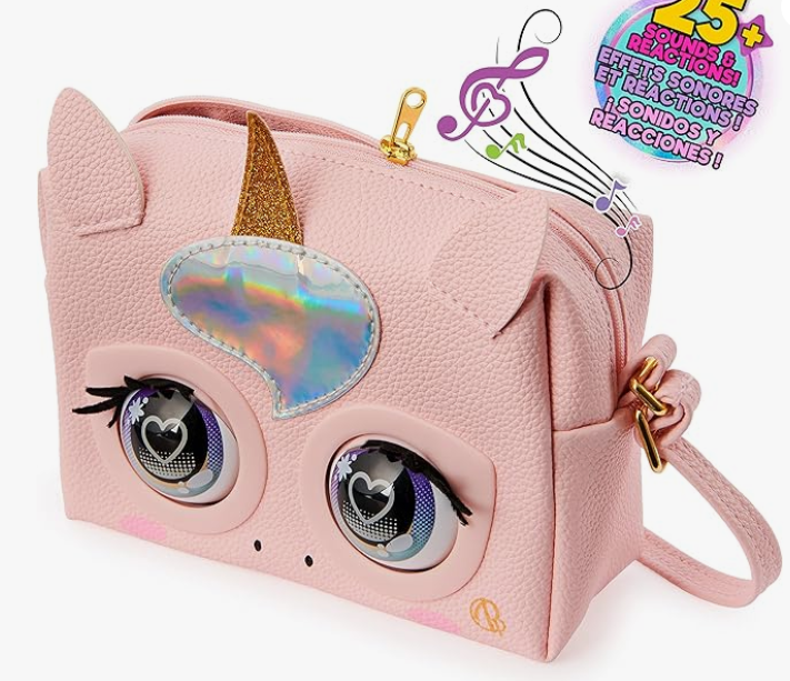Purse Pets Glamicorn Unicorn Interactive Pet, side angle