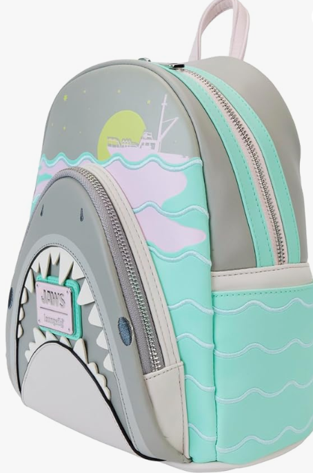 Loungefly Universal Jaws Mini Backpack, alternate view