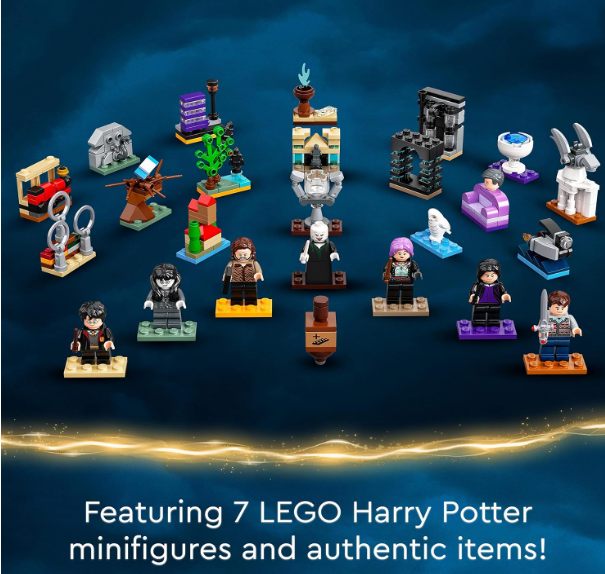 LEGO 76404 Harry Potter Advent Calendar, rear view