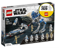 LEGO 75280 Star Wars 501st Legion Clone Troopers Set, side angle
