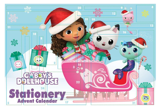 Gabby's Dollhouse Stationery Set Advent Calendar