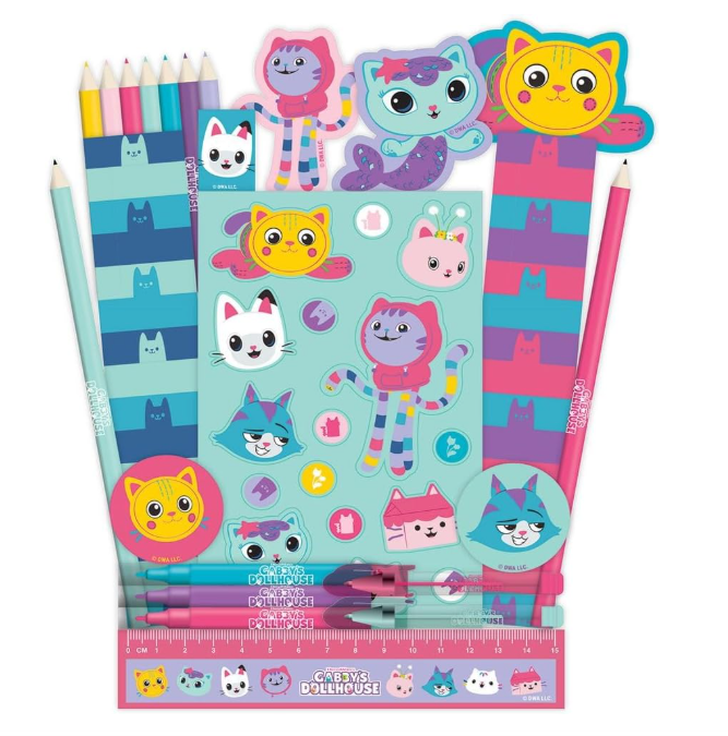 Gabby's Dollhouse Stationery Set Advent Calendar, alternate view