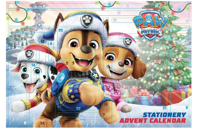 Paw Patrol Stationery Set Advent Calendar