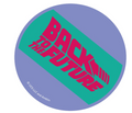 Back to the Future XL Hoverboard Desk Pad and Coaster Set, side angle