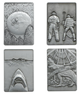 Amblin 4 Piece Metal Movie Ingot Collection Limited Edition Box Set (Back to The Future, E.T., Jaws & Jurassic Park)