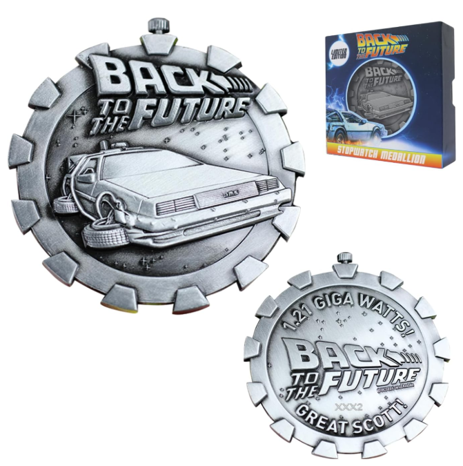 Back to the Future Limited Edition Stopwatch Medallion