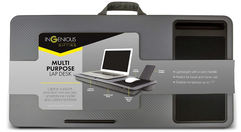 Ingenious Large Laptop Lap Desk Tray, alternate view
