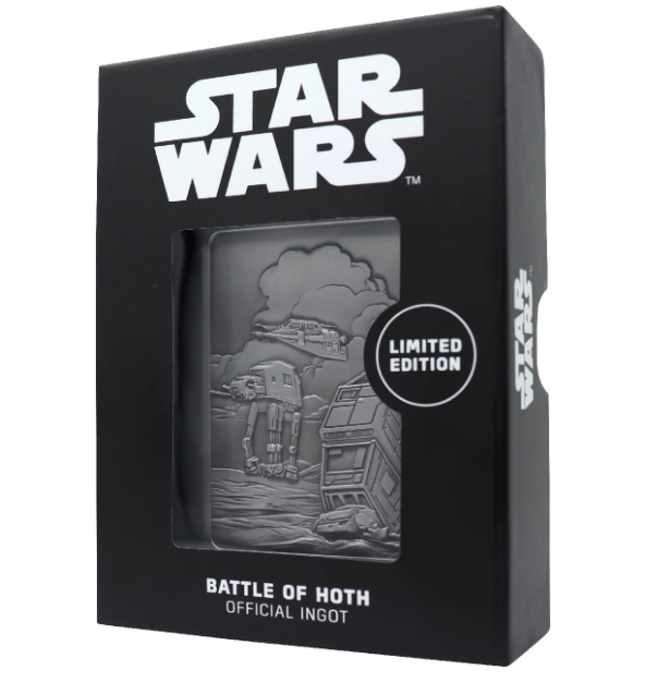 Star Wars Limited Edition Battle for Hoth Ingot, side angle