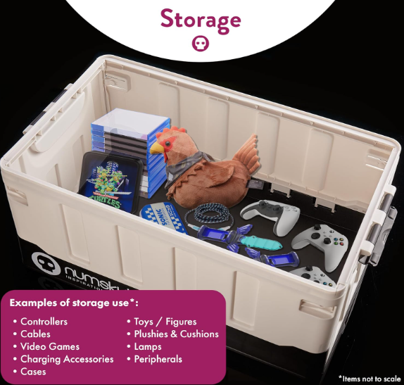 Official Hogwarts Legacy Bedroom Storage Box With Folding Chair, alternate view