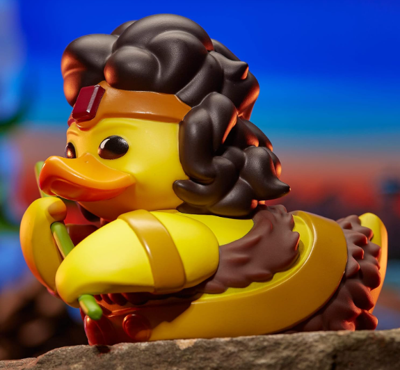 Official Dungeons & Dragons Diana the Acrobat TUBBZ Cosplaying Duck, close-up detail