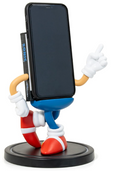 Power Idolz Sonic the Hedgehog Wireless Mobile Phone Charging Dock, side angle