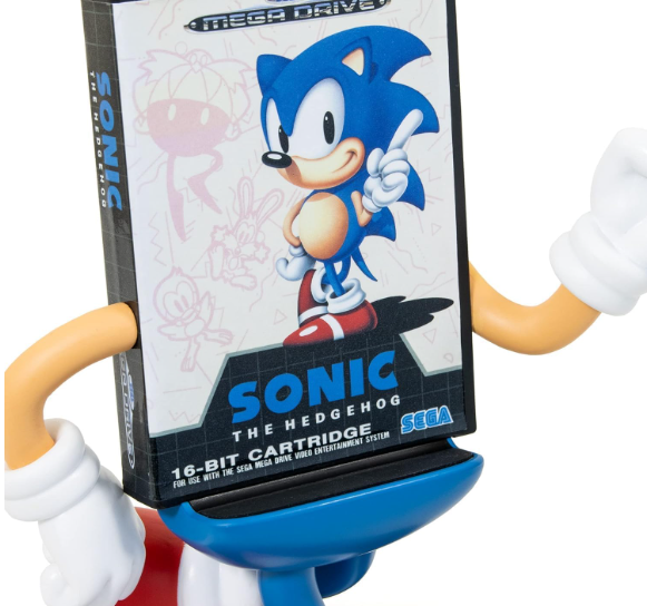 Power Idolz Sonic the Hedgehog Wireless Mobile Phone Charging Dock, close-up detail