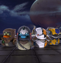 Official Destiny Cayde-6 Tubbz Duck, side angle