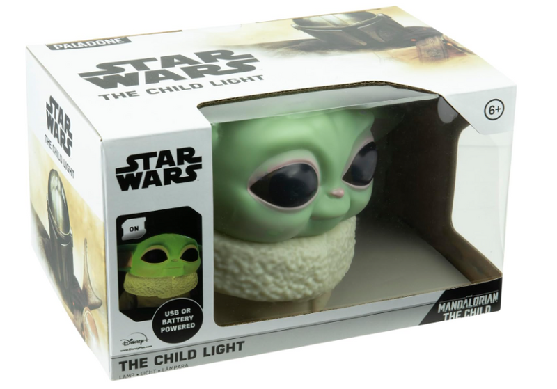 Official Star Wars The Mandalorian The Child 6" Desktop Table Light, side angle
