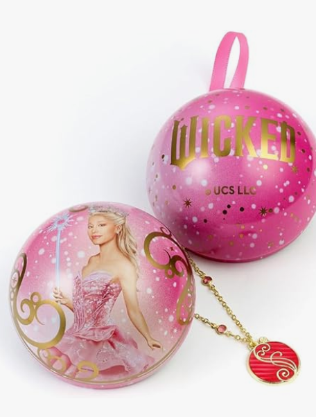 Wicked Glinda Pink Shiz University Gift Bauble, alternate view