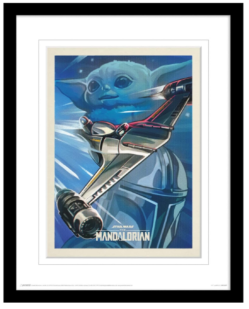 Star Wars The Mandalorian Ready For Adventure 30 x 40 cm Framed Collector Print