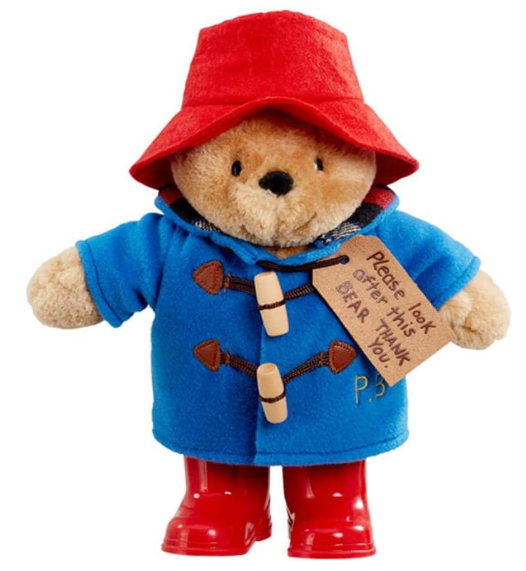 Classic Paddington Bear with Boots Plush Figure