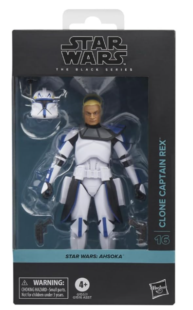 Star Wars The Black Series Clone Captain Rex 6" Action Figure, alternate view