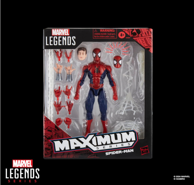 Marvel Legends Maximum Series Spider-Man 6" Action Figure, alternate view