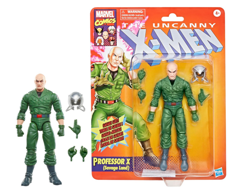 Marvel Legends Series Professor X (Savage Land) 6" Action Figure, side angle