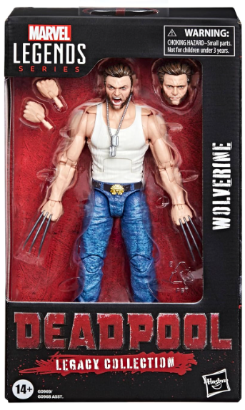 Marvel Legends Series Deadpool Legacy Collection Wolverine 6" Action Figure, alternate view