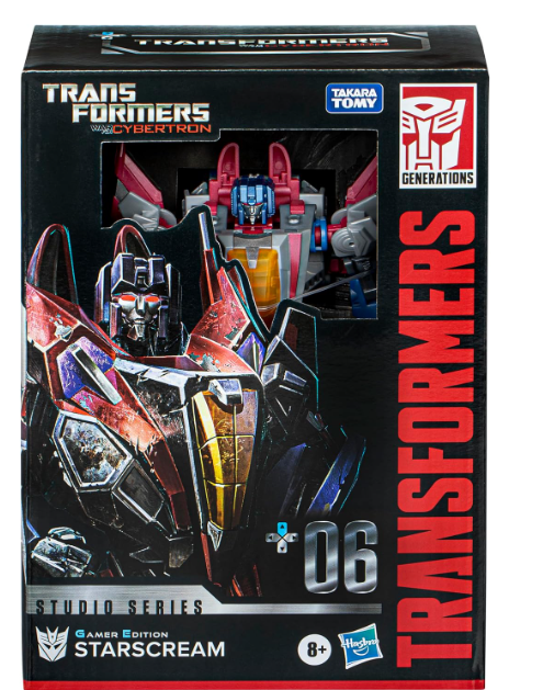 Transformers Studio Series Voyager Transformers: War for Cybertron 06 Starscream Action Figure, close-up detail