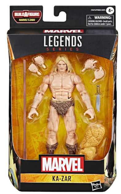 Marvel Legends Series Ka-Zar 6" Action Figure, alternate view