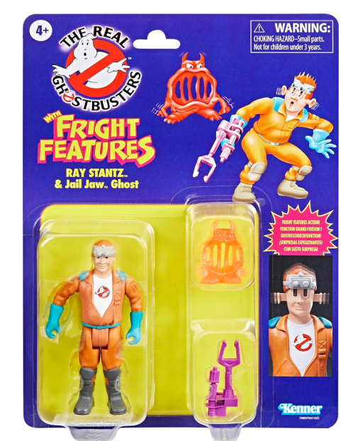 The Real Ghostbusters Fright Features Ray Stantz with Jail Jaw Ghost 5-Inch Action Figure