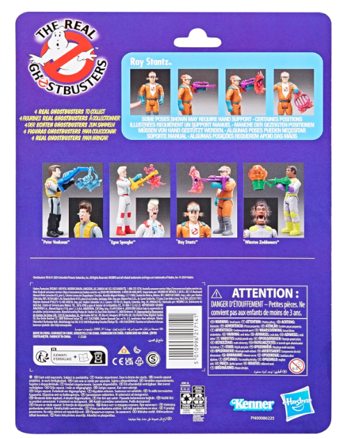 The Real Ghostbusters Fright Features Ray Stantz with Jail Jaw Ghost 5-Inch Action Figure, alternate view
