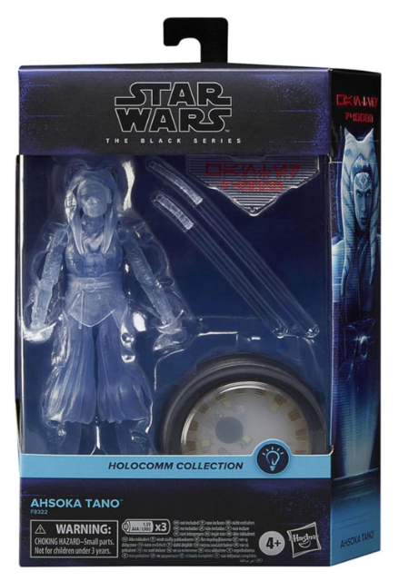 Star Wars The Black Series Holocomm Collection Ahsoka Tano 6" Action Figure, alternate view