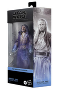 Star Wars The Black Series Qui-Gon Jinn (Force Spirit) 6" Action Figure, side angle