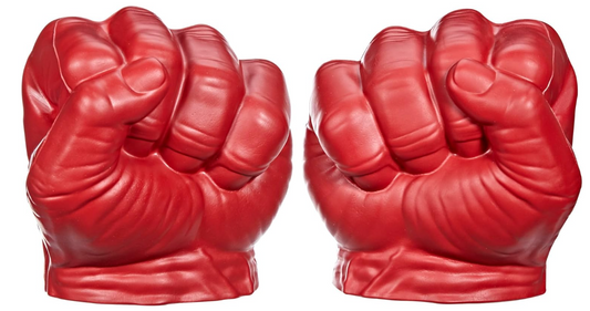 Captain America Brave New World Red Hulk Gamma Smash Fists, alternate view