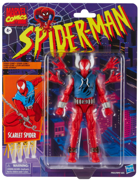 Marvel Legends Series Scarlet Spider 6" Action Figure, alternate view