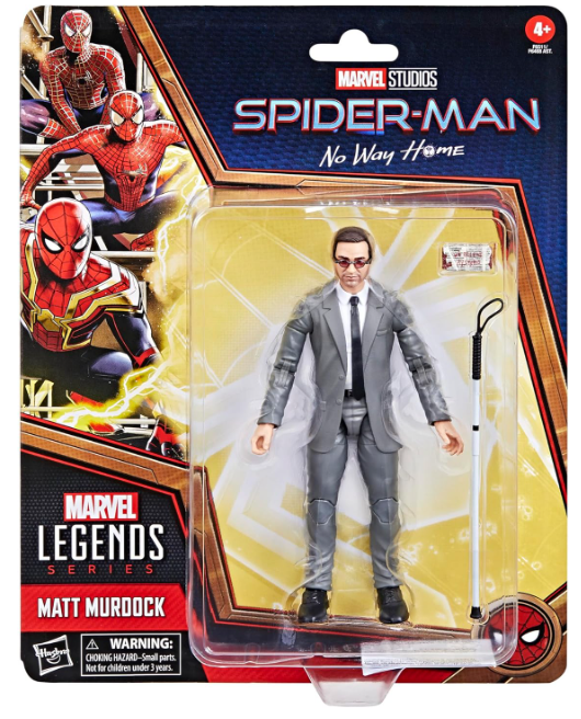 Marvel Legends Series Spider Man No Way Home Matt Murdock (Daredevil) 6" Scale Action Figure, alternate view