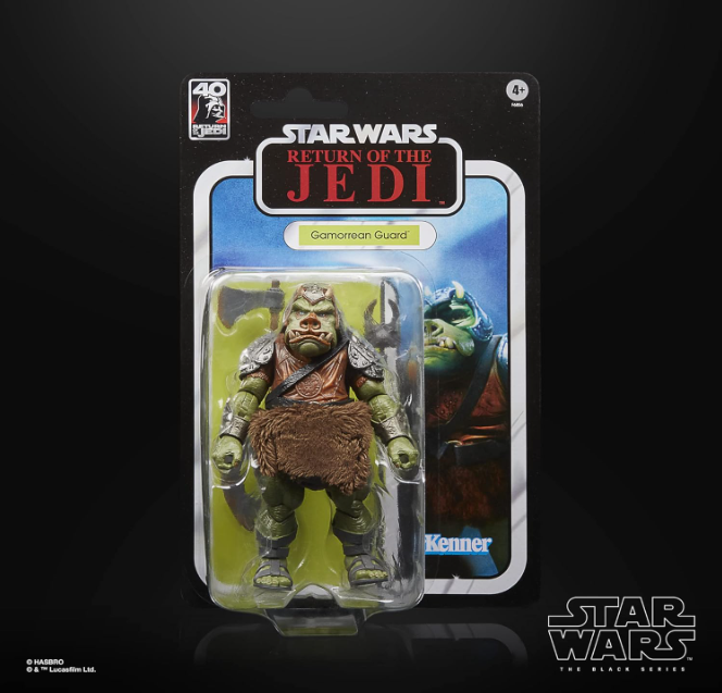 Star Wars The Black Series Return Of the Jedi 40th Anniversary Gamorrean Guard, alternate view