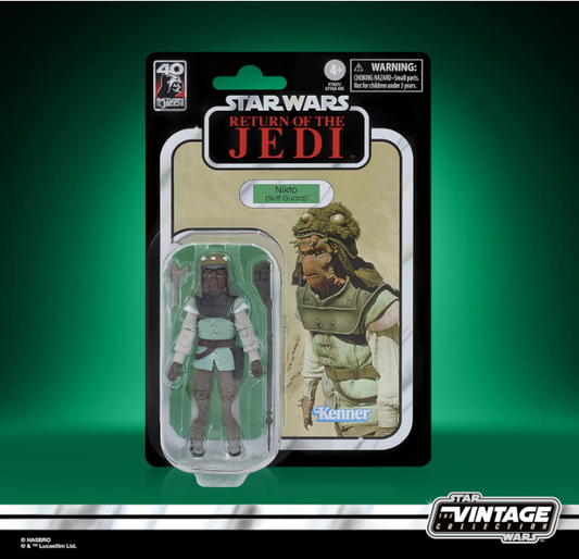 Star Wars The Vintage Collection Return Of The Jedi Nikito (Skiff Guard) Action Figure, alternate view