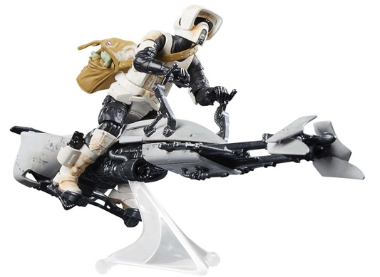 Star Wars The Vintage Collection The Mandalorian Scout Trooper and Grogu Speeder Bike
