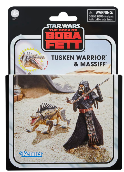 Star Wars The Vintage Collection Tusken & Massiff, side angle