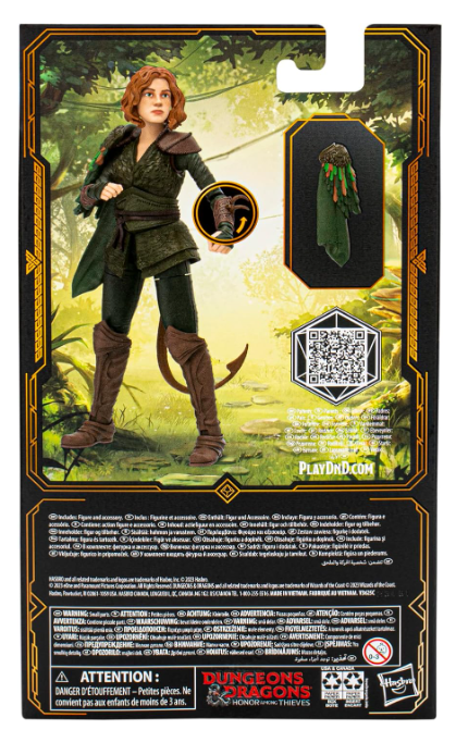 Dungeons & Dragons Golden Archive Doric Action Figure, close-up detail