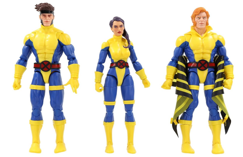 Marvel Legends Series Marvel's Banshee, Gambit, & Psylocke 6" Action Figures