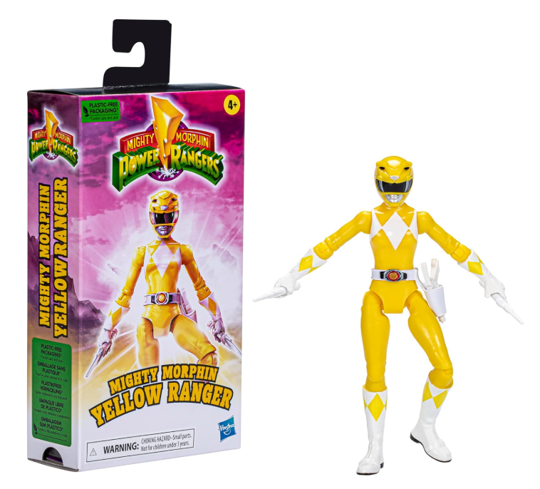 Power Rangers Mighty Morphin Yellow Ranger Action Figure