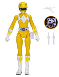 Power Rangers Mighty Morphin Yellow Ranger Action Figure, side angle