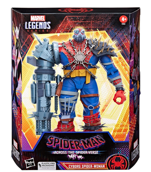 Marvel Legends Series Spider-Man Across the Spider-Verse Cyborg Spider-Woman Action Figure, alternate view