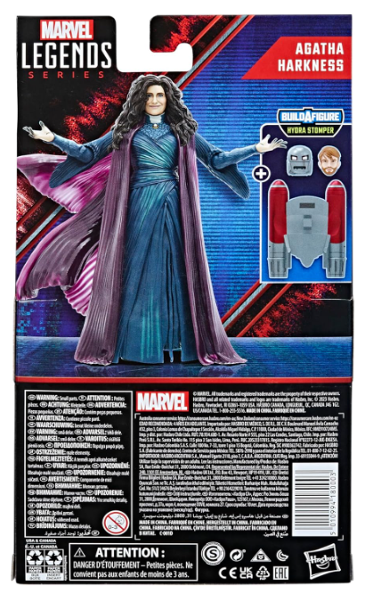 Marvel Legends Series Agatha Harkness 6" Action Figure, side angle
