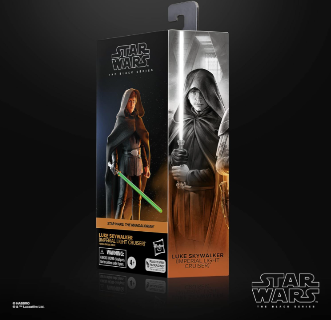 Hasbro Star Wars The Black Series Luke Skywalker (Imperial Light Cruiser), side angle