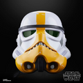 Star Wars The Black Series Artillery Stormtrooper Premium Electronic Helmet, side angle