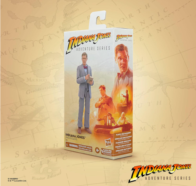 Indiana Jones Adventure Series 6" Indiana Jones Professor, side angle